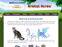 Tablet Screenshot of animalacres.net